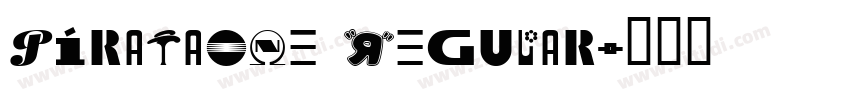 PirataOne Regular字体转换